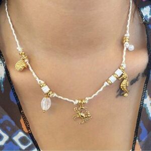 Boho pearl necklace N1062